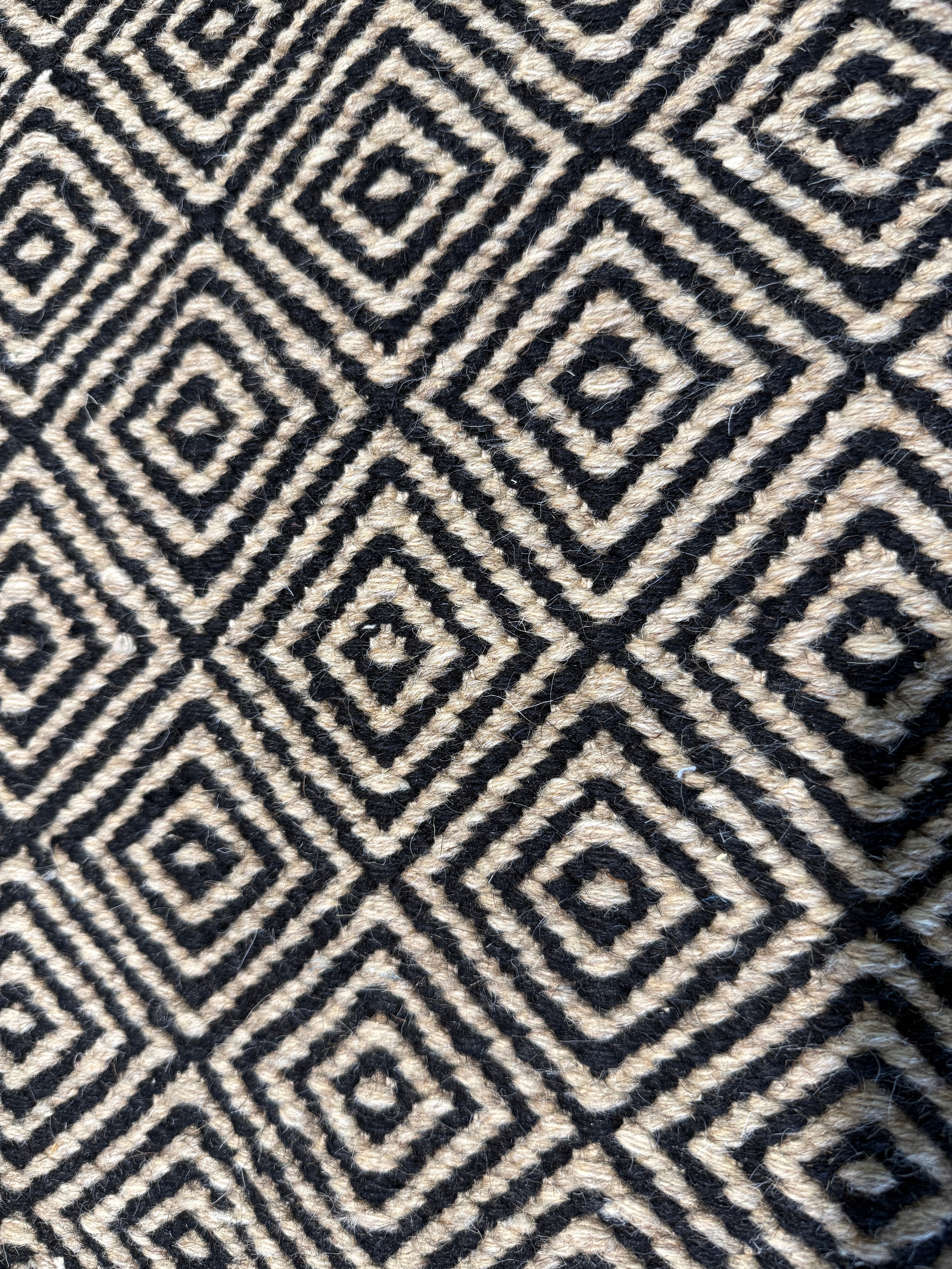 Jordan Helman 8.3x9.9 Dark Grey Handwoven Modern Rug
