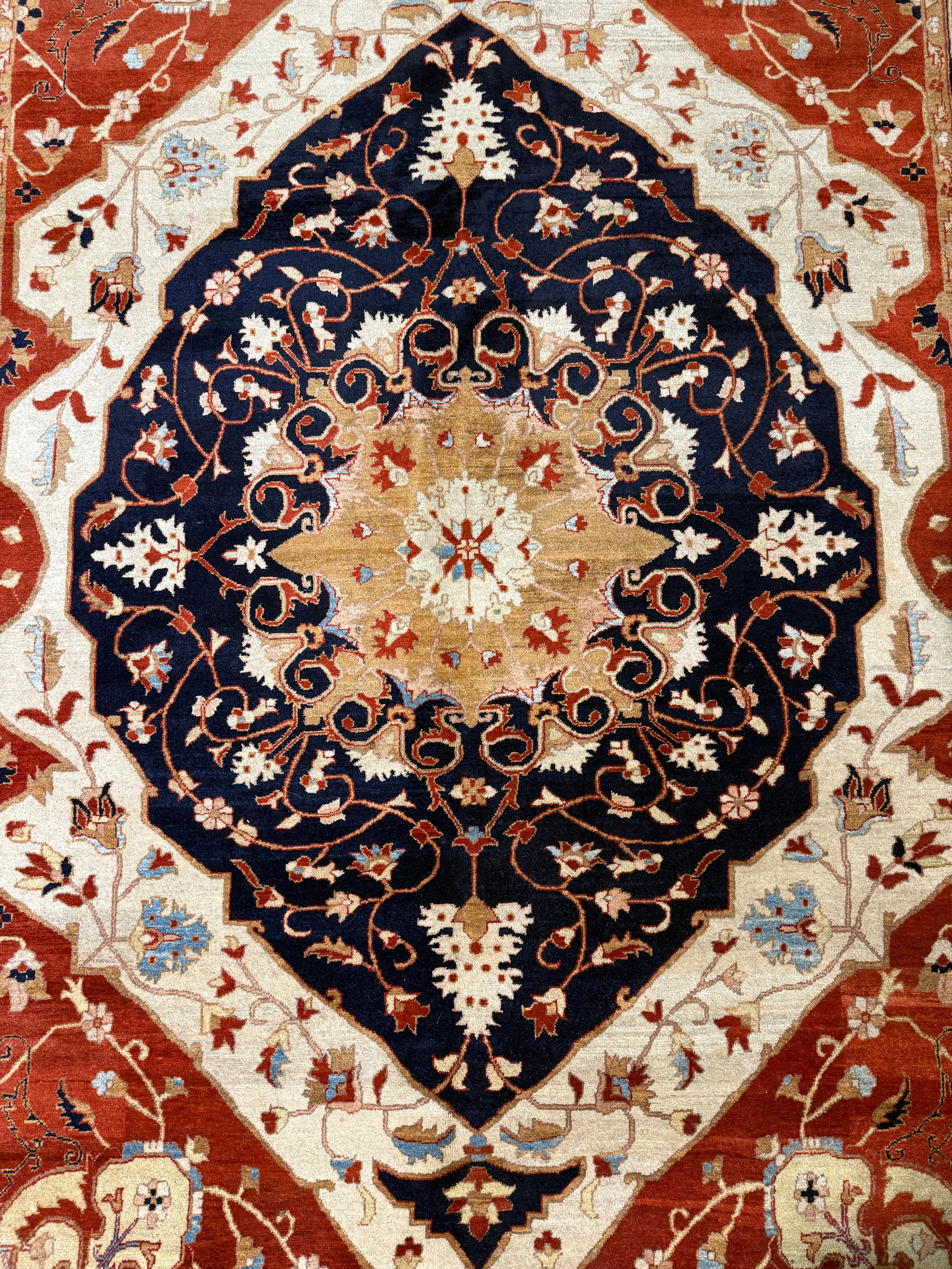 Karen Wheeler 6.2x9.5 Turkish Oushak Red Rug