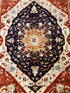 Karen Wheeler 6.2x9.5 Turkish Oushak Red Rug