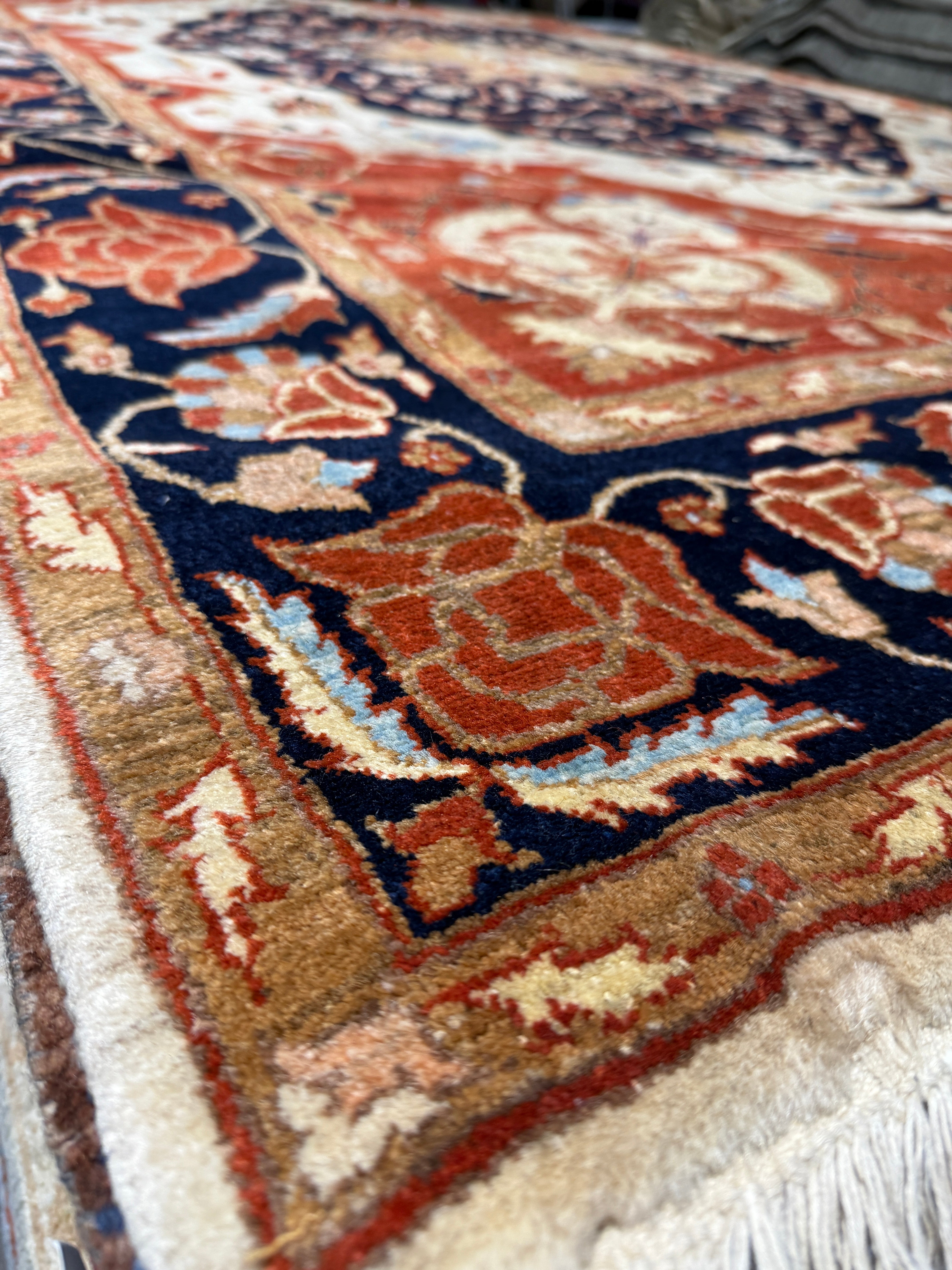 Karen Wheeler 6.2x9.5 Turkish Oushak Red Rug