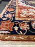 Karen Wheeler 6.2x9.5 Turkish Oushak Red Rug
