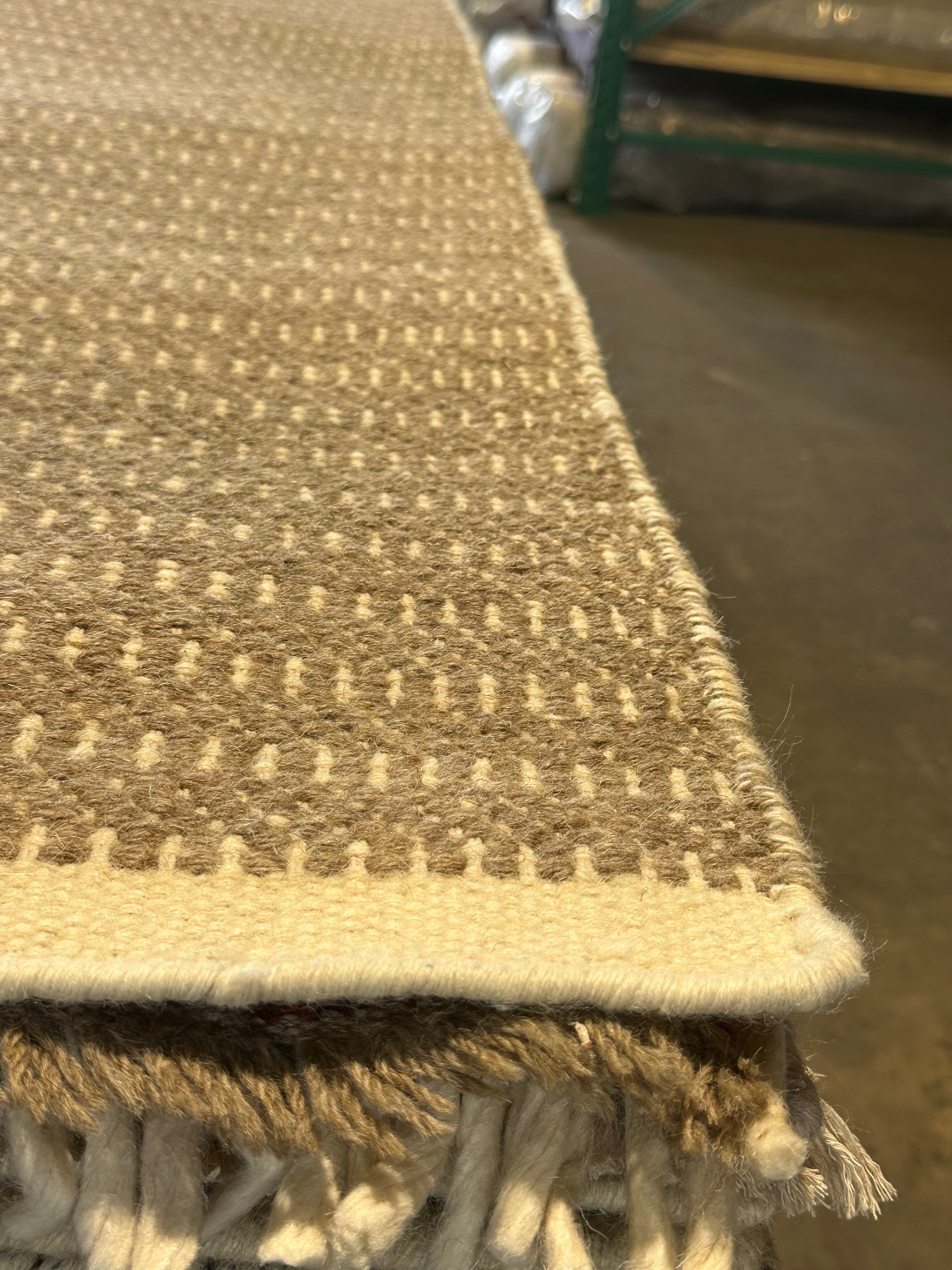Hakeem Schaumberg 6.9x8.6 Grey Handwoven Modern Rug