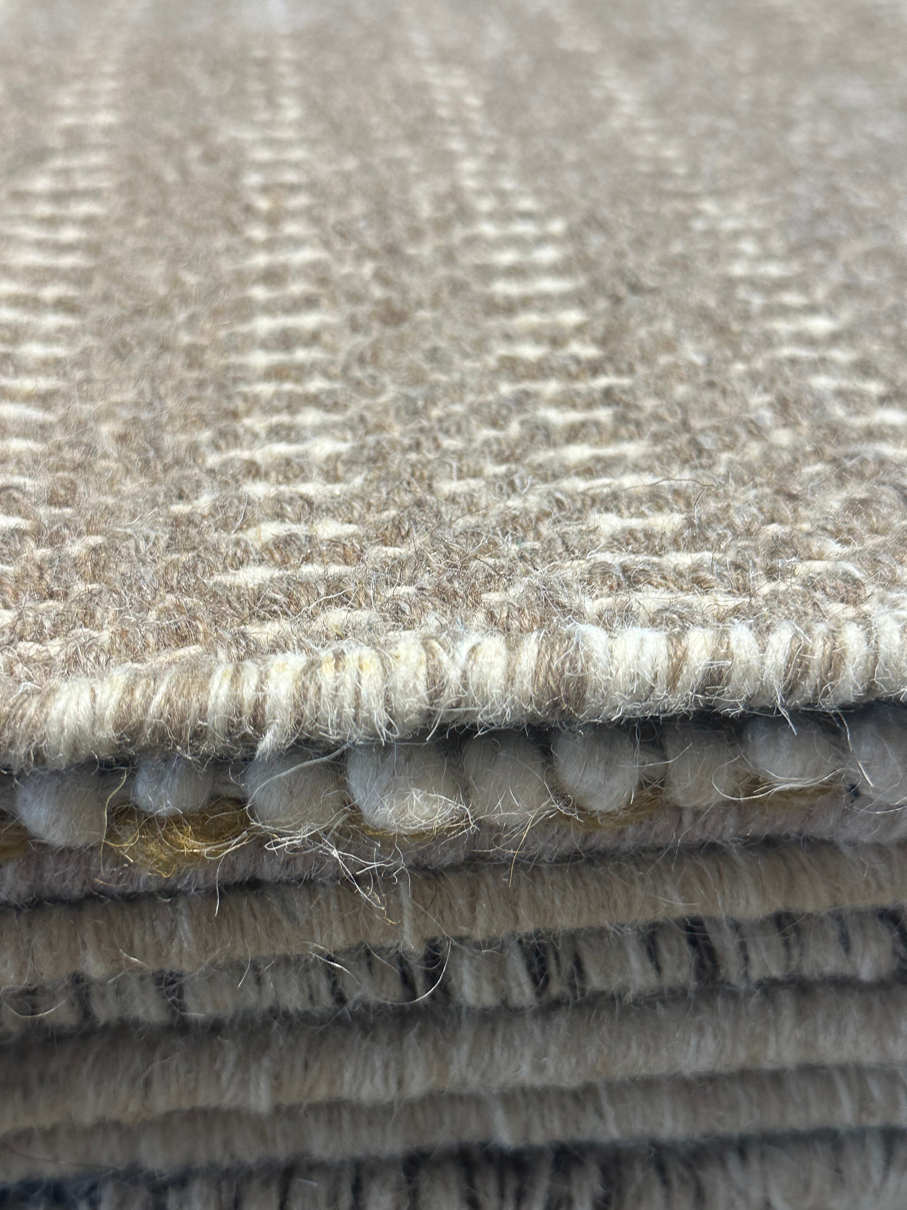 Hakeem Schaumberg 6.9x8.6 Grey Handwoven Modern Rug