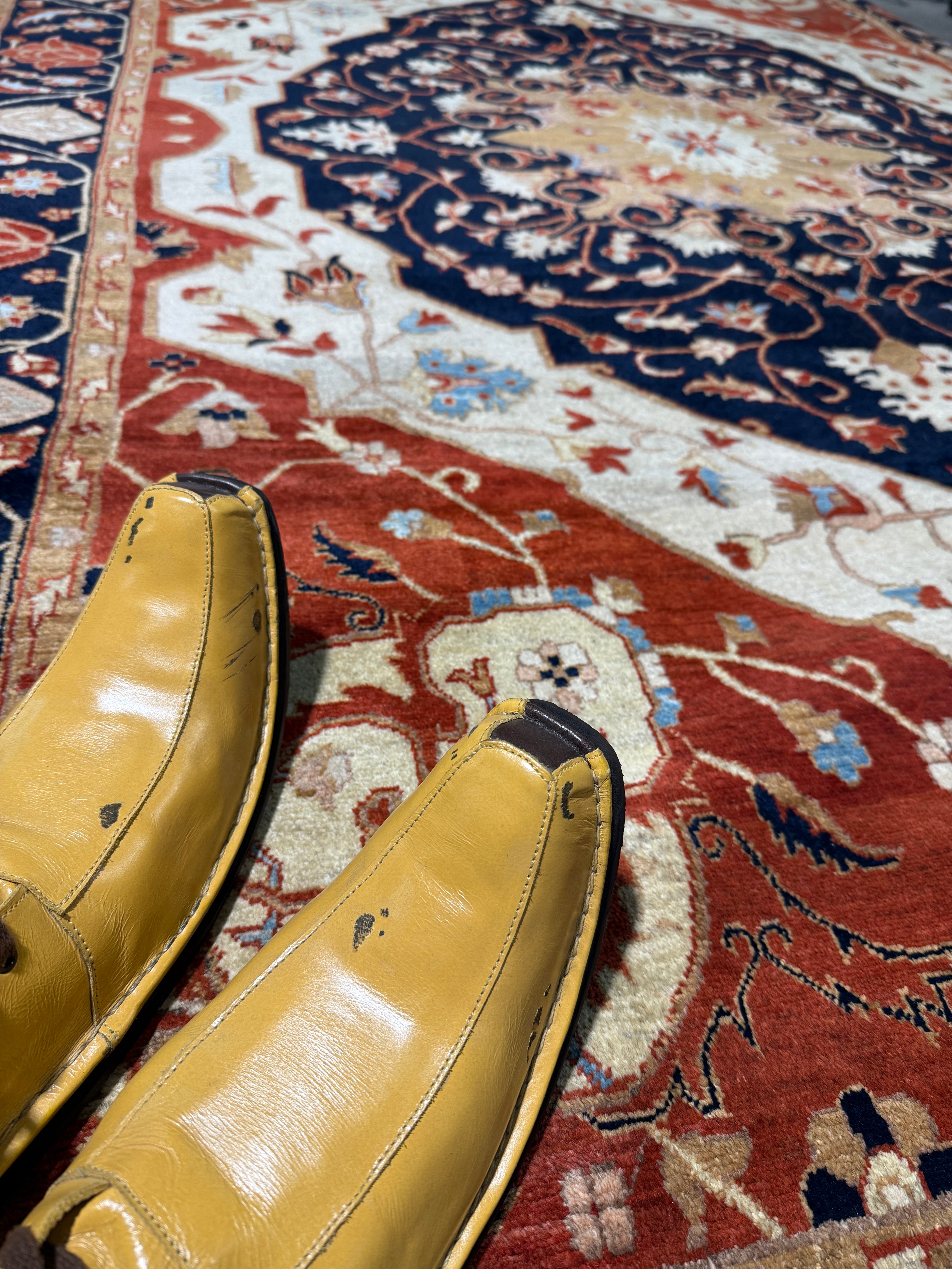 Karen Wheeler 6.2x9.5 Turkish Oushak Red Rug