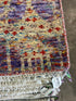 Carlos Sanz Multi-Color 6x8.6 Hand-Knotted Modern Rug