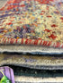 Carlos Sanz Multi-Color 6x8.6 Hand-Knotted Modern Rug