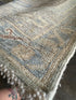 Alanna Bale 3.1x23.5 Grey Blue Whitewashed Afghani Oushak Runner