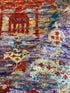 Carlos Sanz Multi-Color 6x8.6 Hand-Knotted Modern Rug