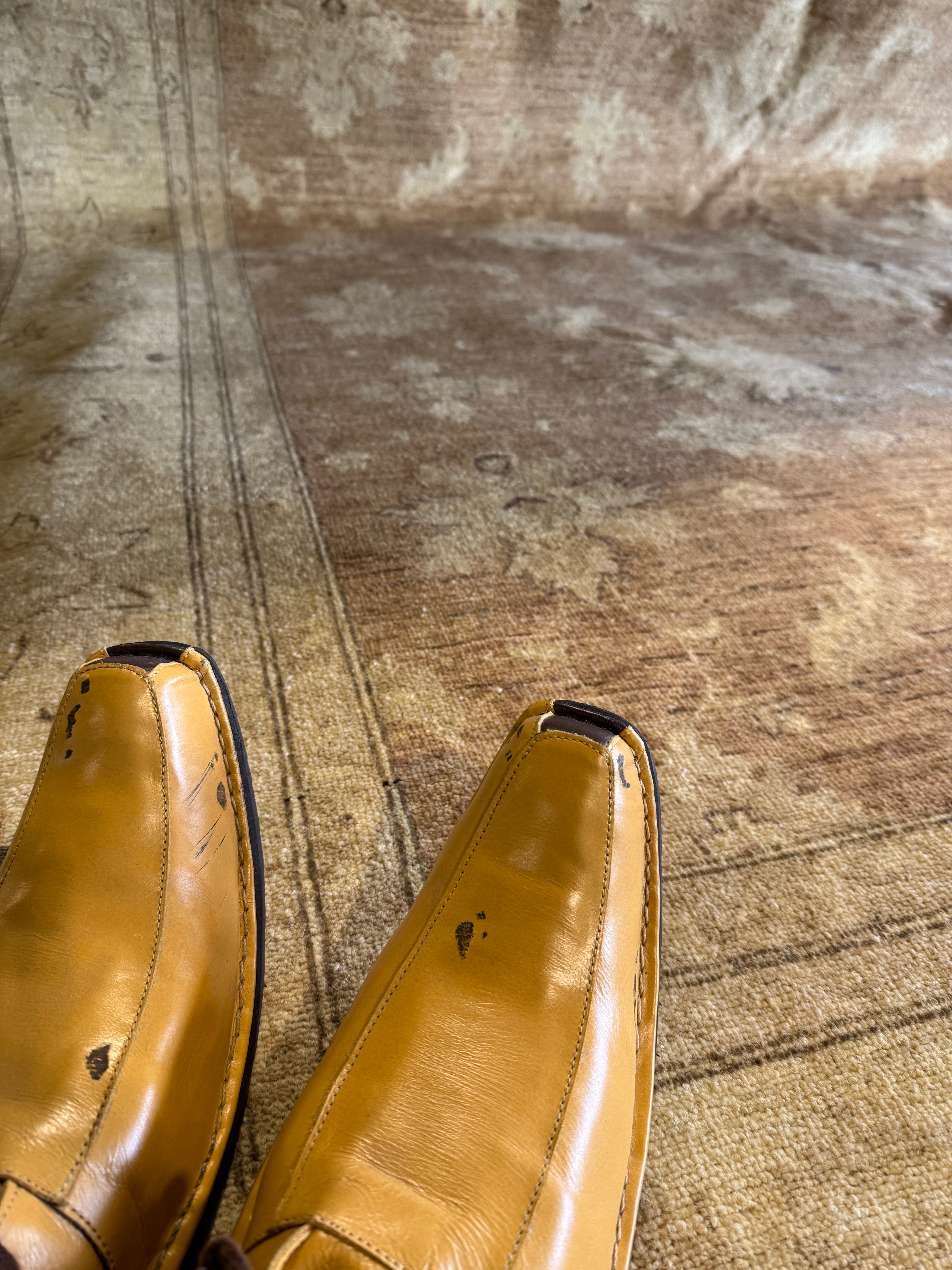 Erica Sinclair 8.11x9.11 Afghani Oushak Cream Rug