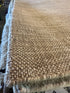 Tom Gilbert 8x10 Hand-Woven Durrie Textured Beige