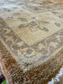 Cara Buono 8x9.8 Afghani Oushak Brown Rug