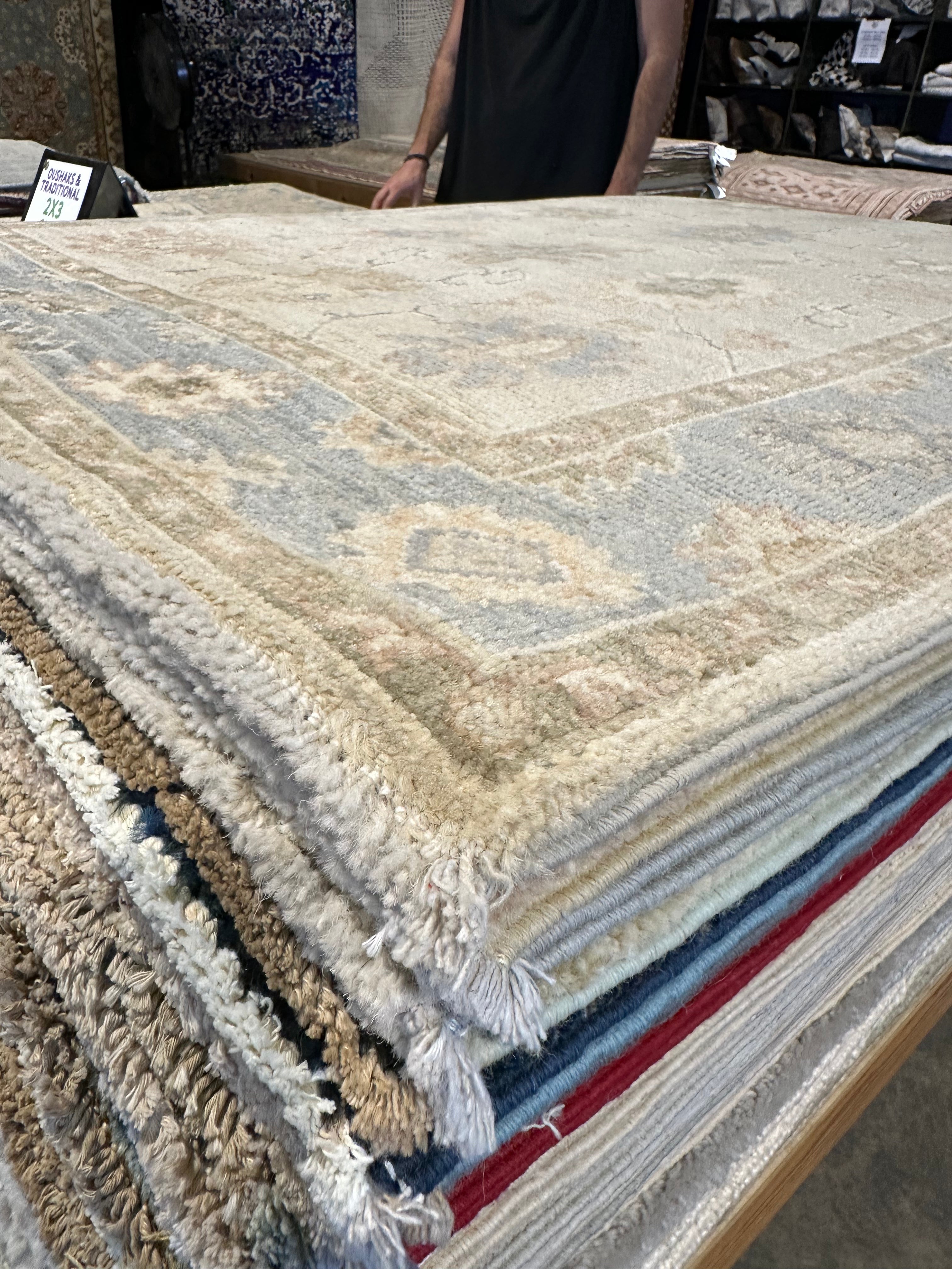Rebecca Fairhurst 3x5 Afghani Whitewashed Oushak