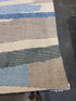 Brandon Kieffer 8x9.9 Blue Handwoven Modern Rug