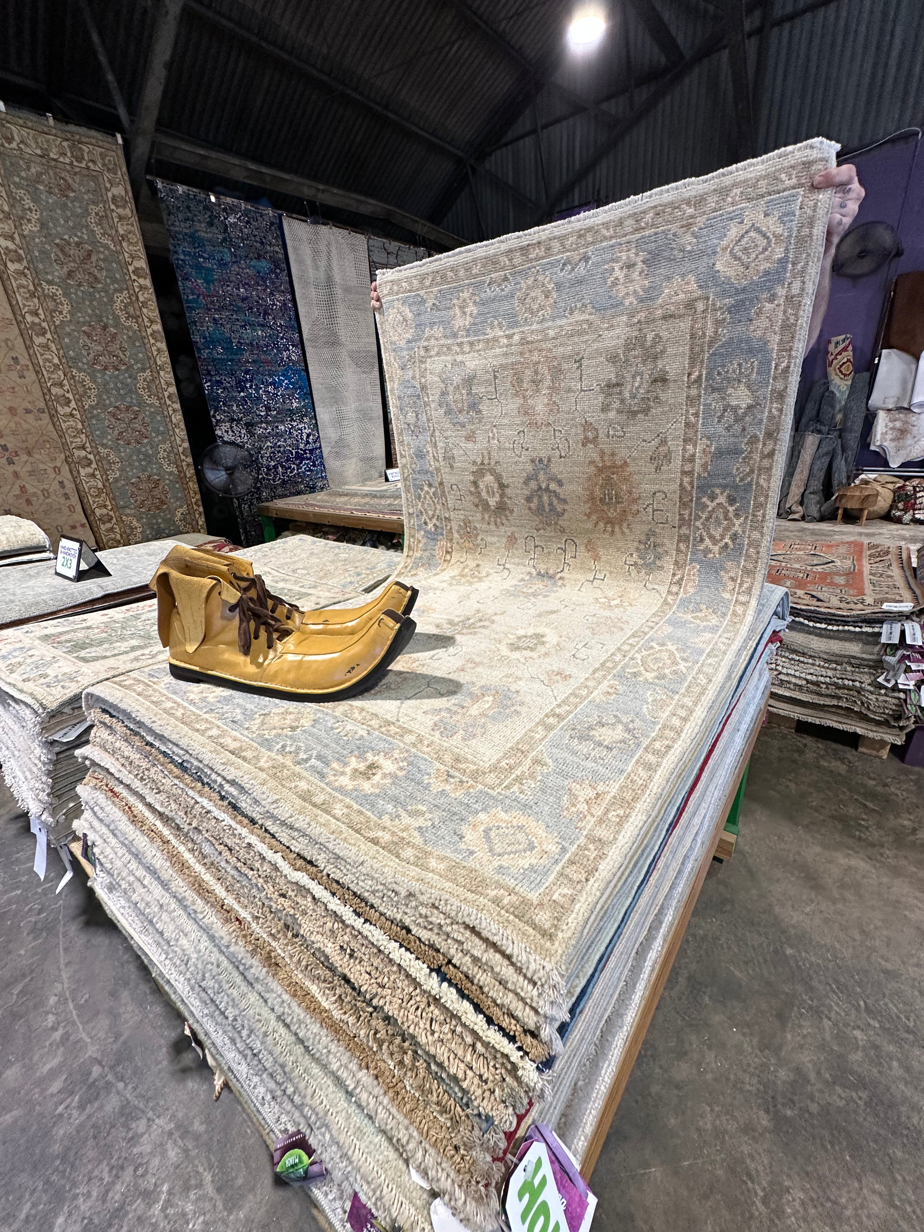 Rebecca Fairhurst 3x5 Afghani Whitewashed Oushak