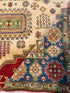 Grace Van Dien 8.1x10.5 Tribal Kazak Red Rug
