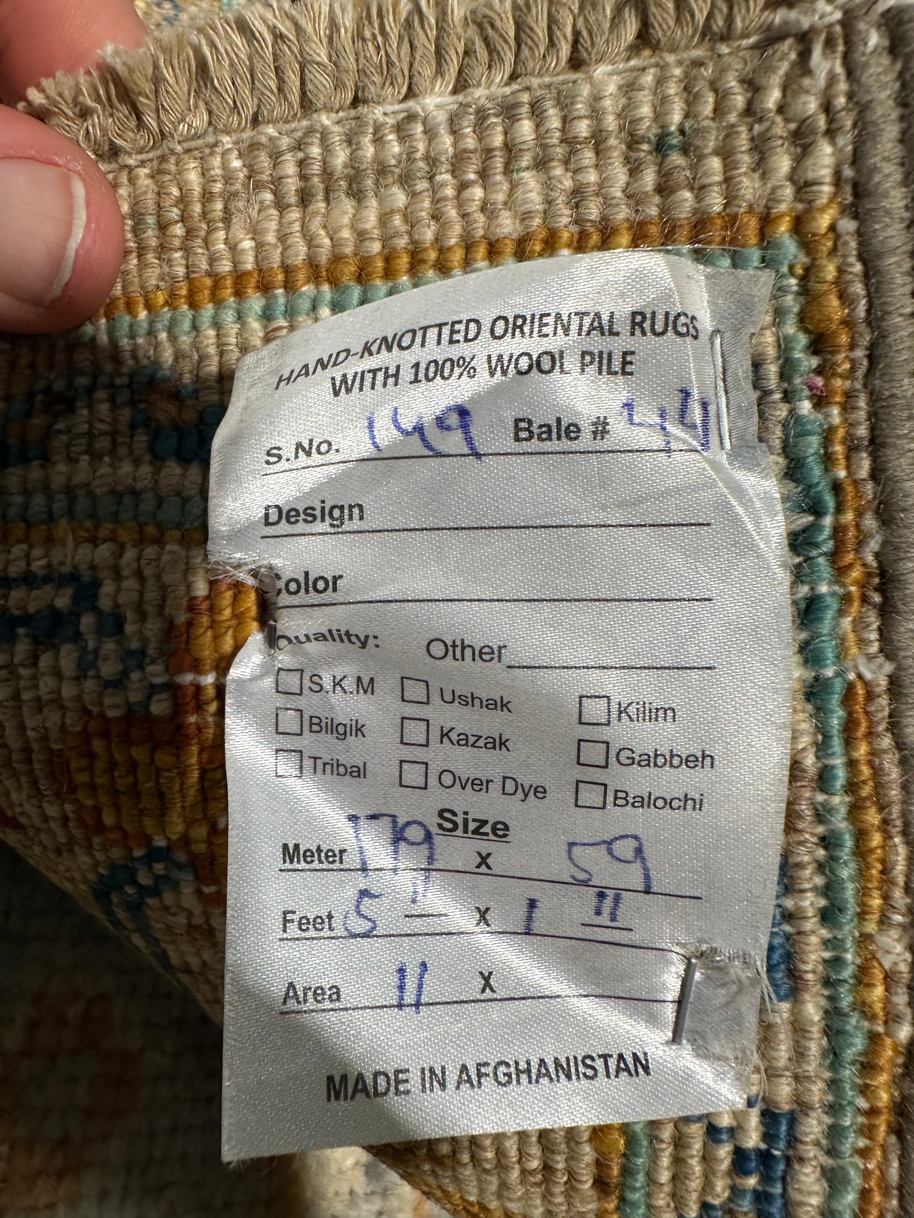 Sylvia Takki 1.11x5.11 Afghani Sultani Runner