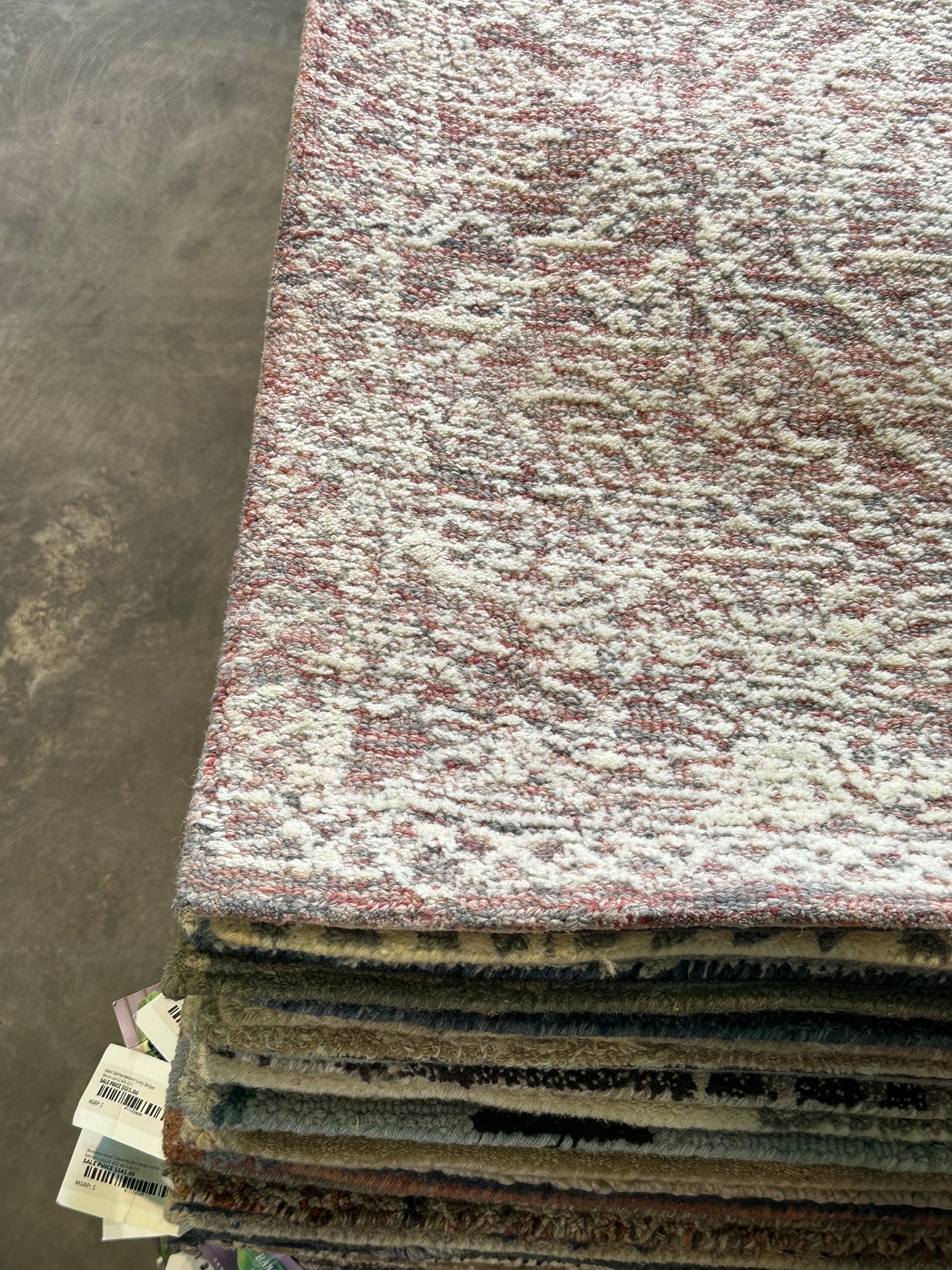 Badass Baxter 5x8 Hand-Tufted Textured Erased
