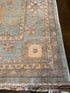 Chrissy Cunningham 9.2x12 Afghani Ston wash Blue Rug