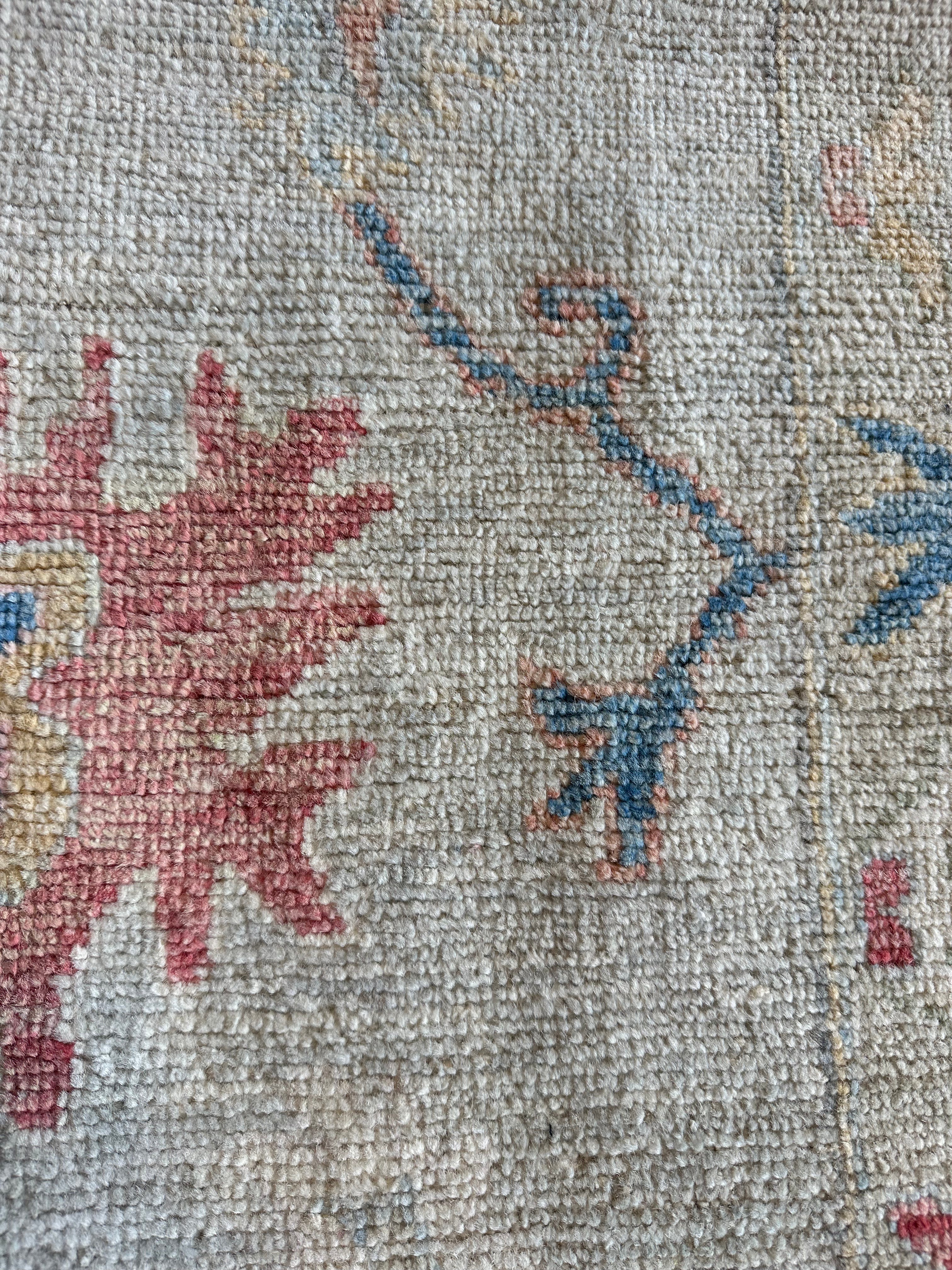 Jody Lynn Clement 8.2x10.8 Multi-Color Whitewashed Afghani Oushak Rug