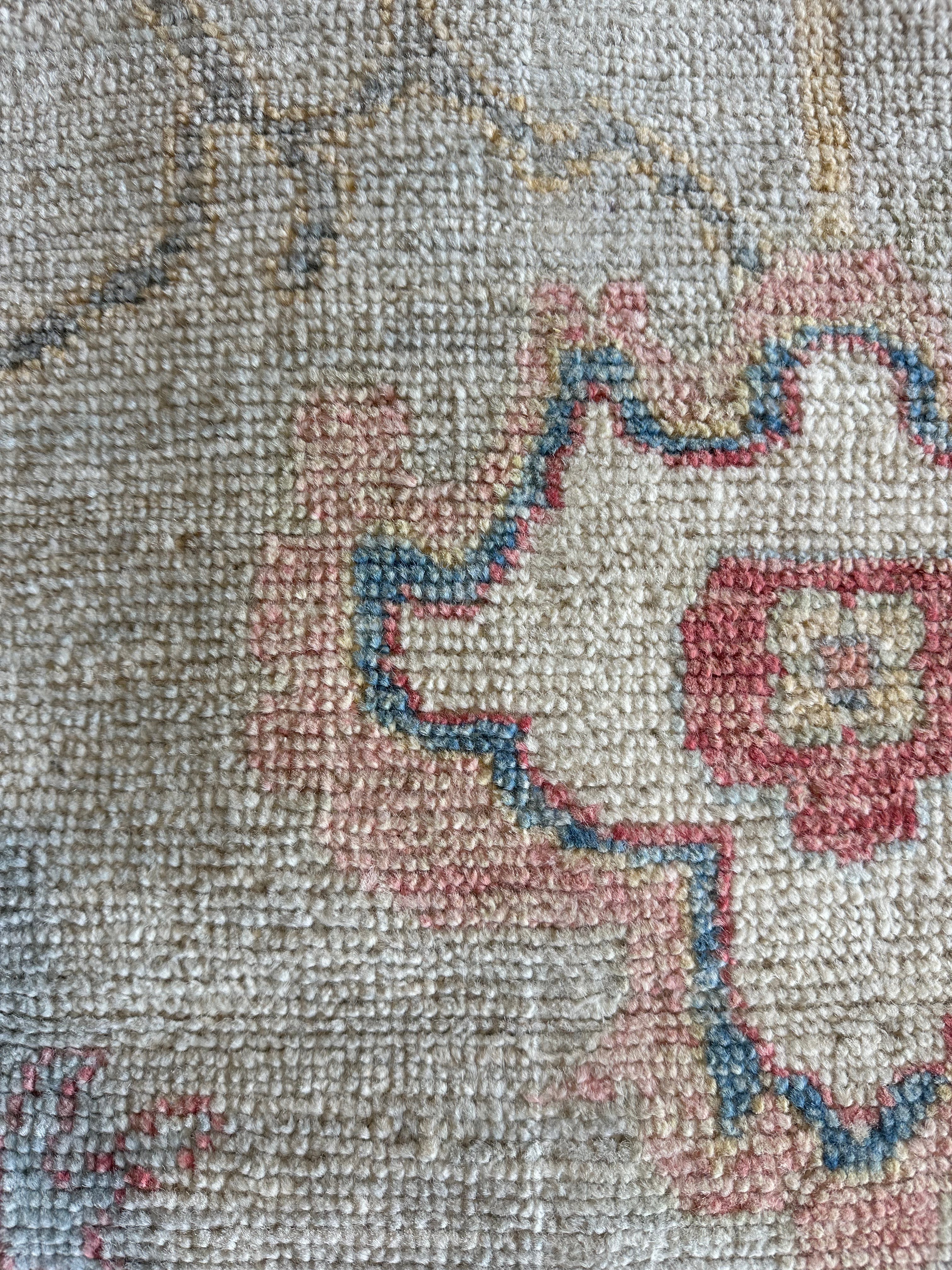 Jody Lynn Clement 8.2x10.8 Multi-Color Whitewashed Afghani Oushak Rug