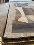The Hangar 5.3x7.6 Hand-Tufted Silver & Grey Modern Loop
