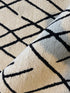 Quintron 5x8 Hand-Tufted Ivory & Black High Low