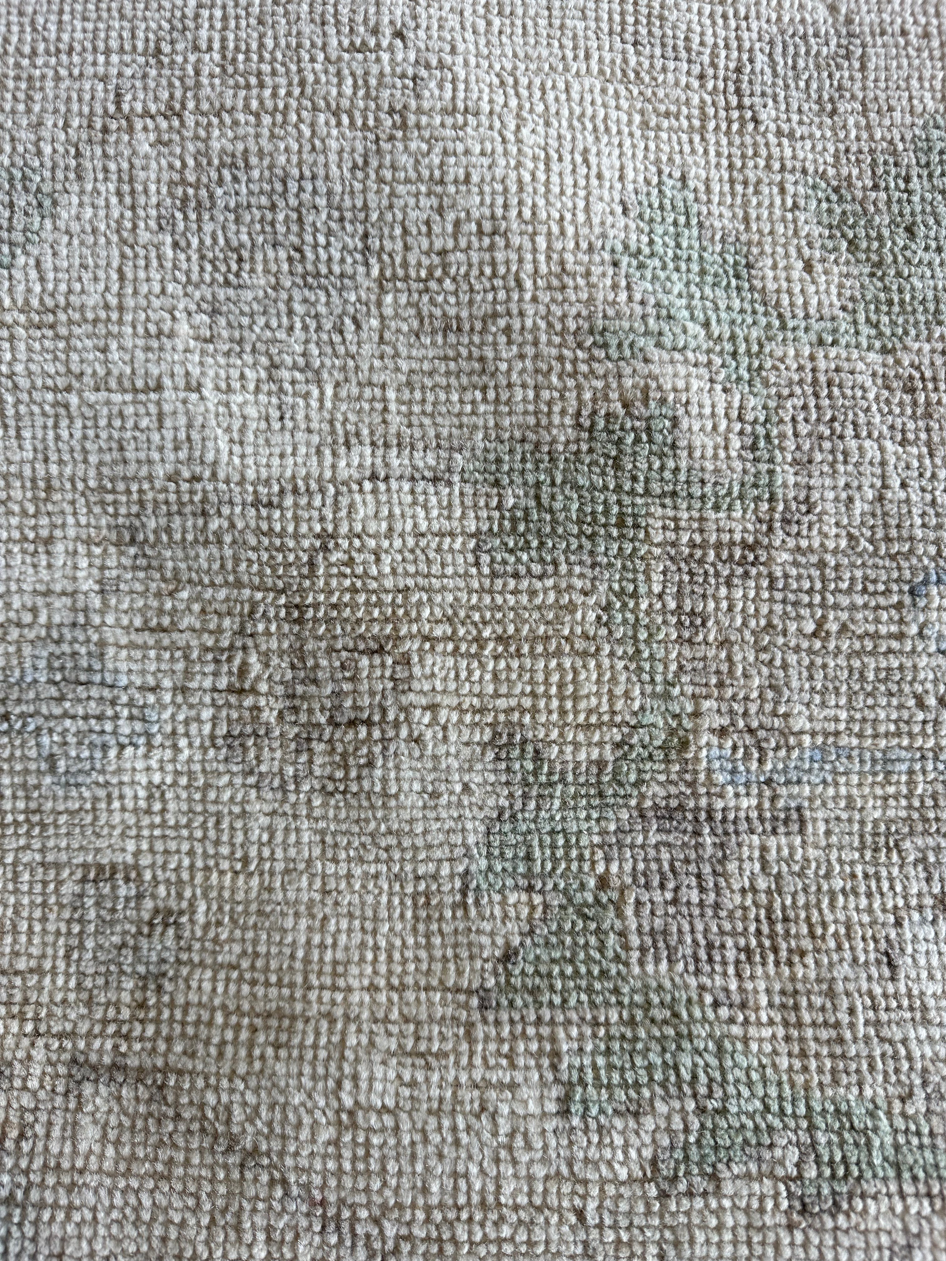 Carmen Cuba 8x8.3 Grey Whitewashed Afghani Oushak Rug