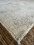 Carmen Cuba 8x8.3 Grey Whitewashed Afghani Oushak Rug