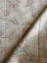 Hilary Leavitt 8.11x11.11 Cream Whitewashed Afghani Oushak Rug