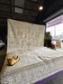 Hilary Leavitt 8.11x11.11 Cream Whitewashed Afghani Oushak Rug