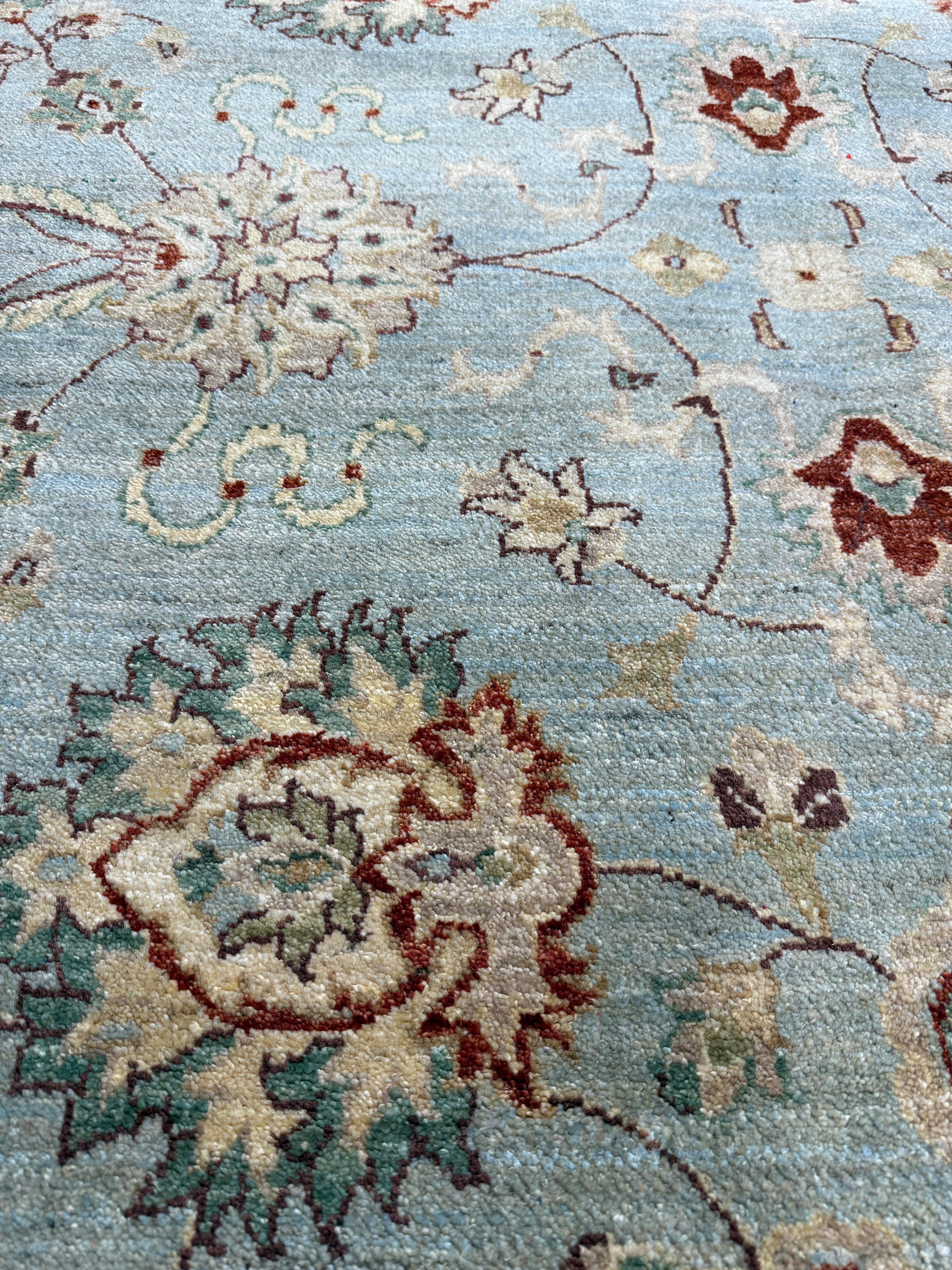 Eleven 8x8 Fine Kazak Blue Rug