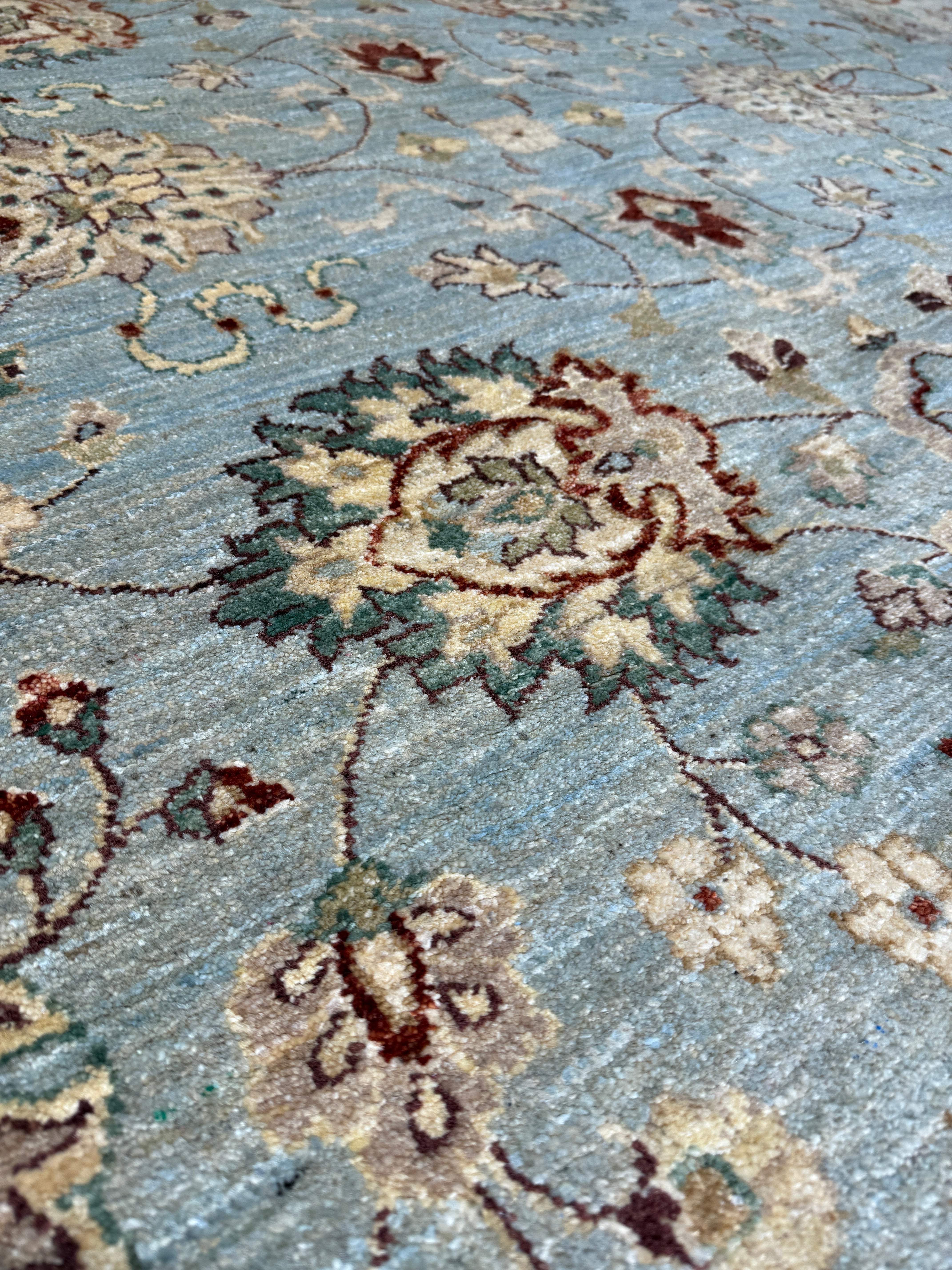 Eleven 8x8 Fine Kazak Blue Rug