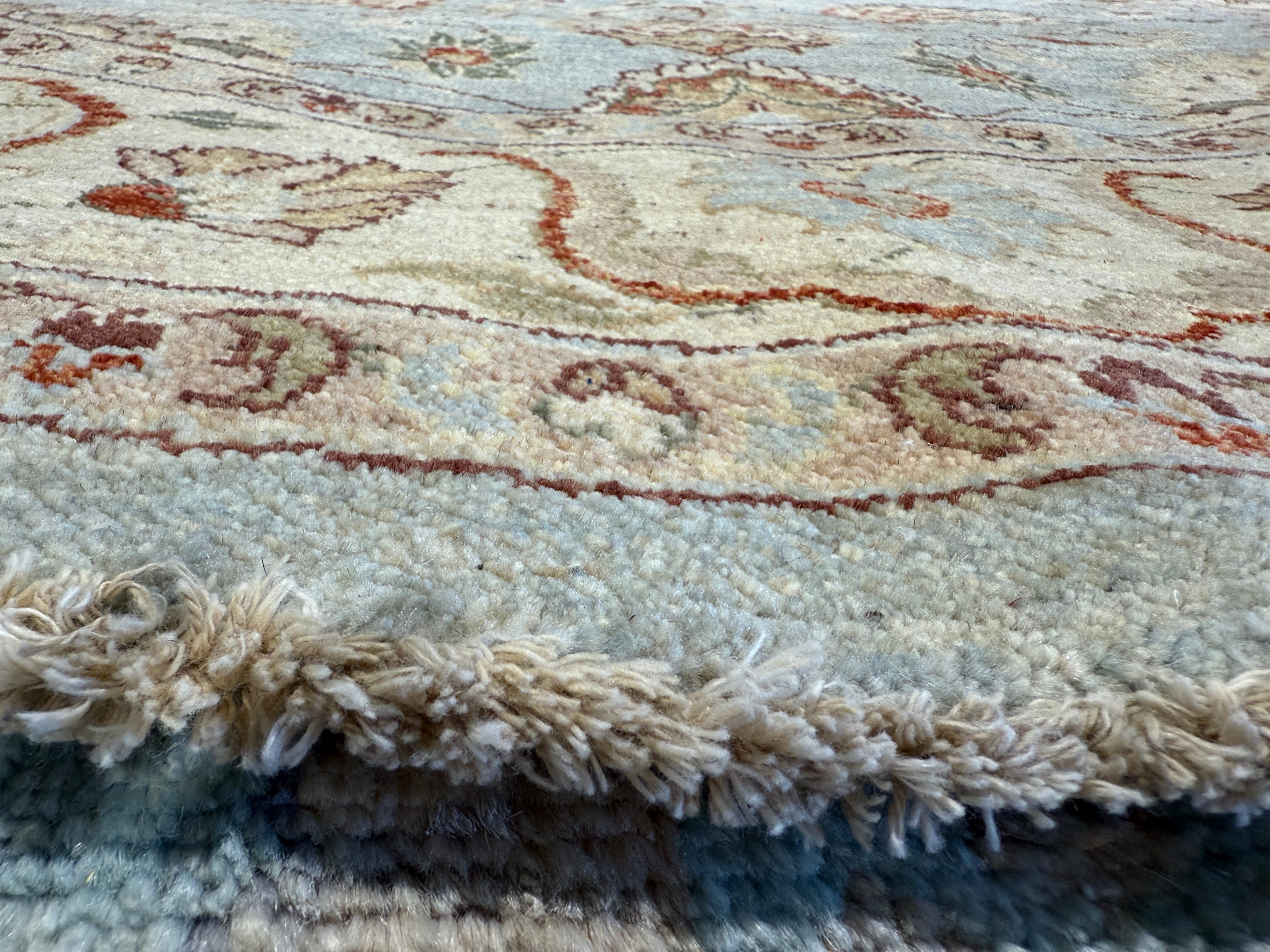 Eleven 8x8 Fine Kazak Blue Rug