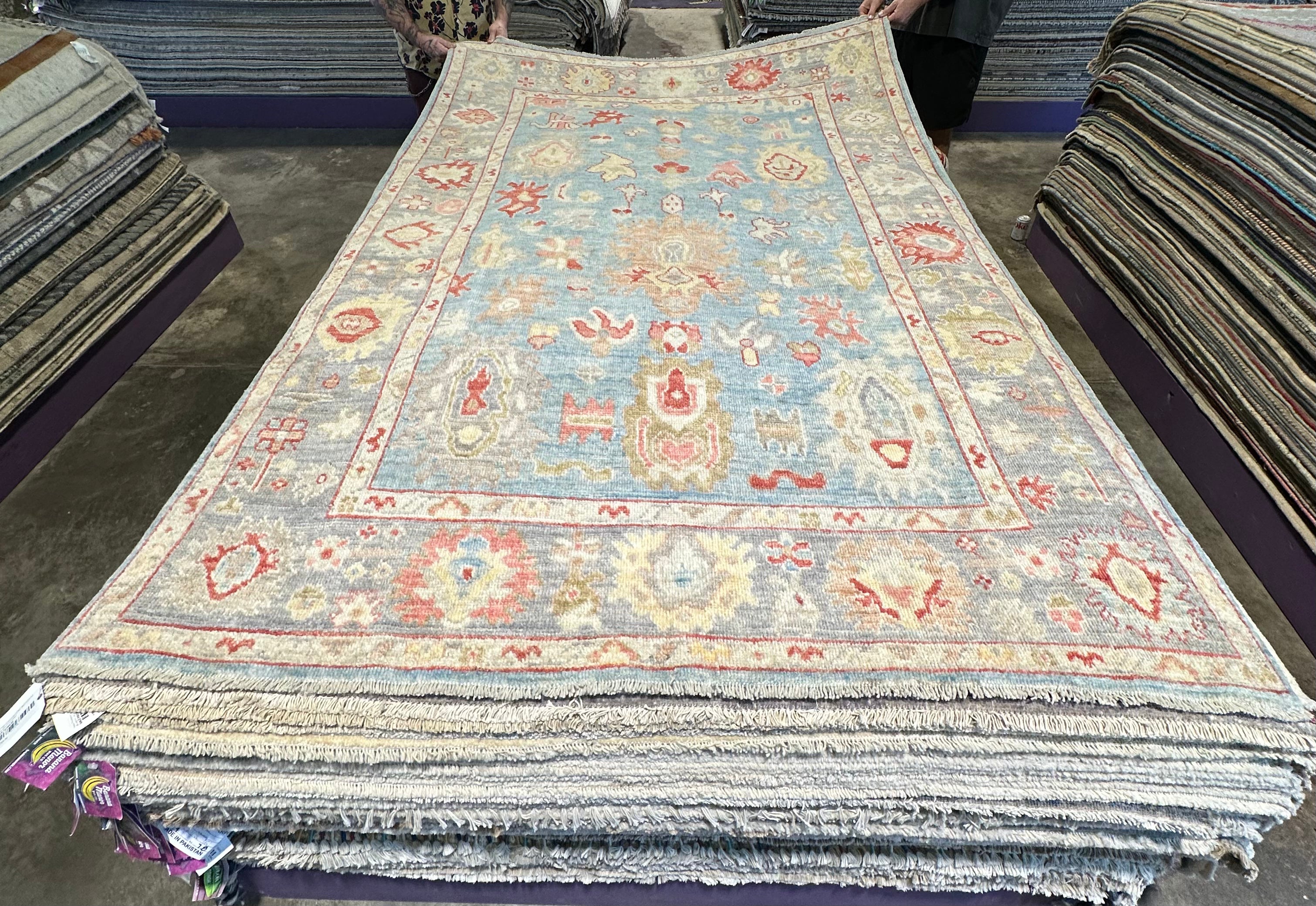 Joy Blumenthal 5x7.6 Afghani Colorful Oushak