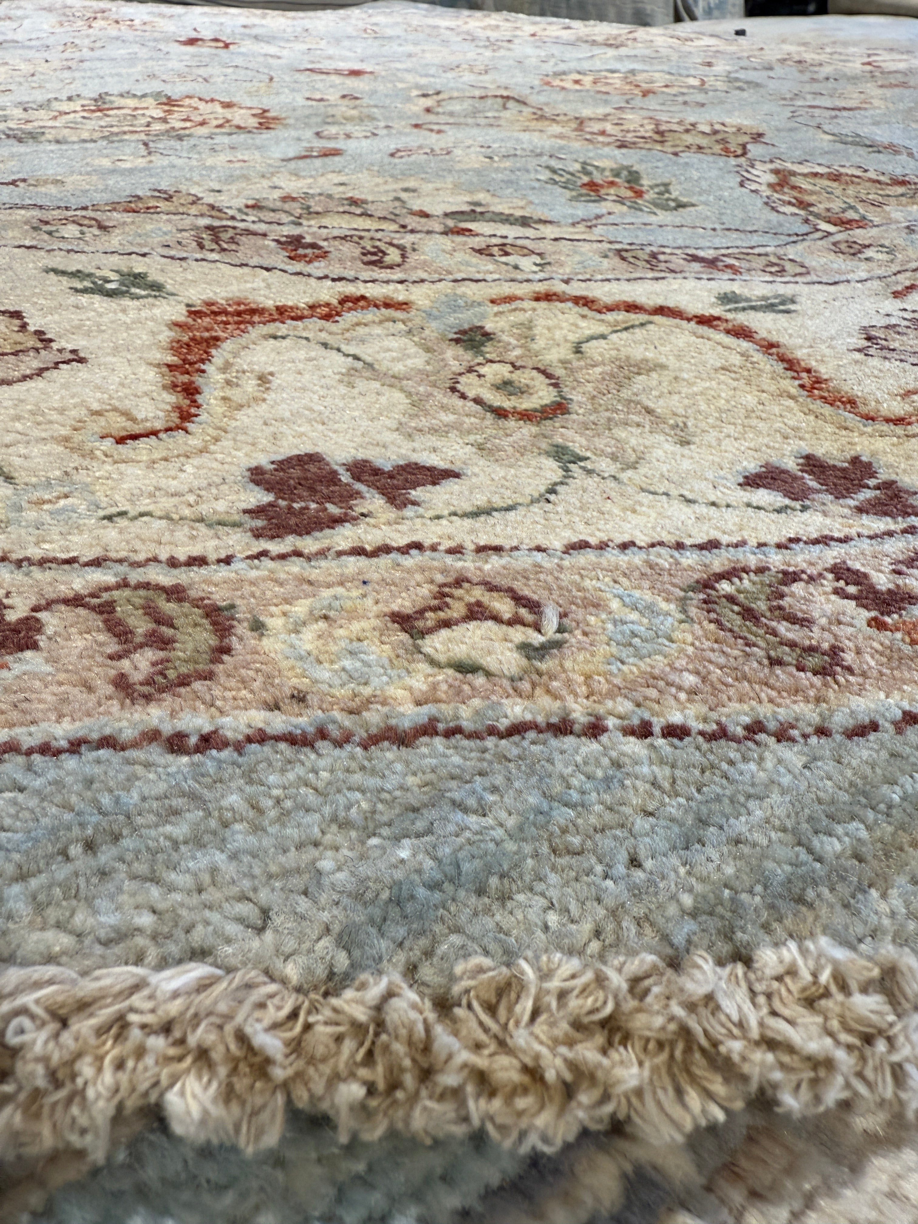 Eleven 8x8 Fine Kazak Blue Rug