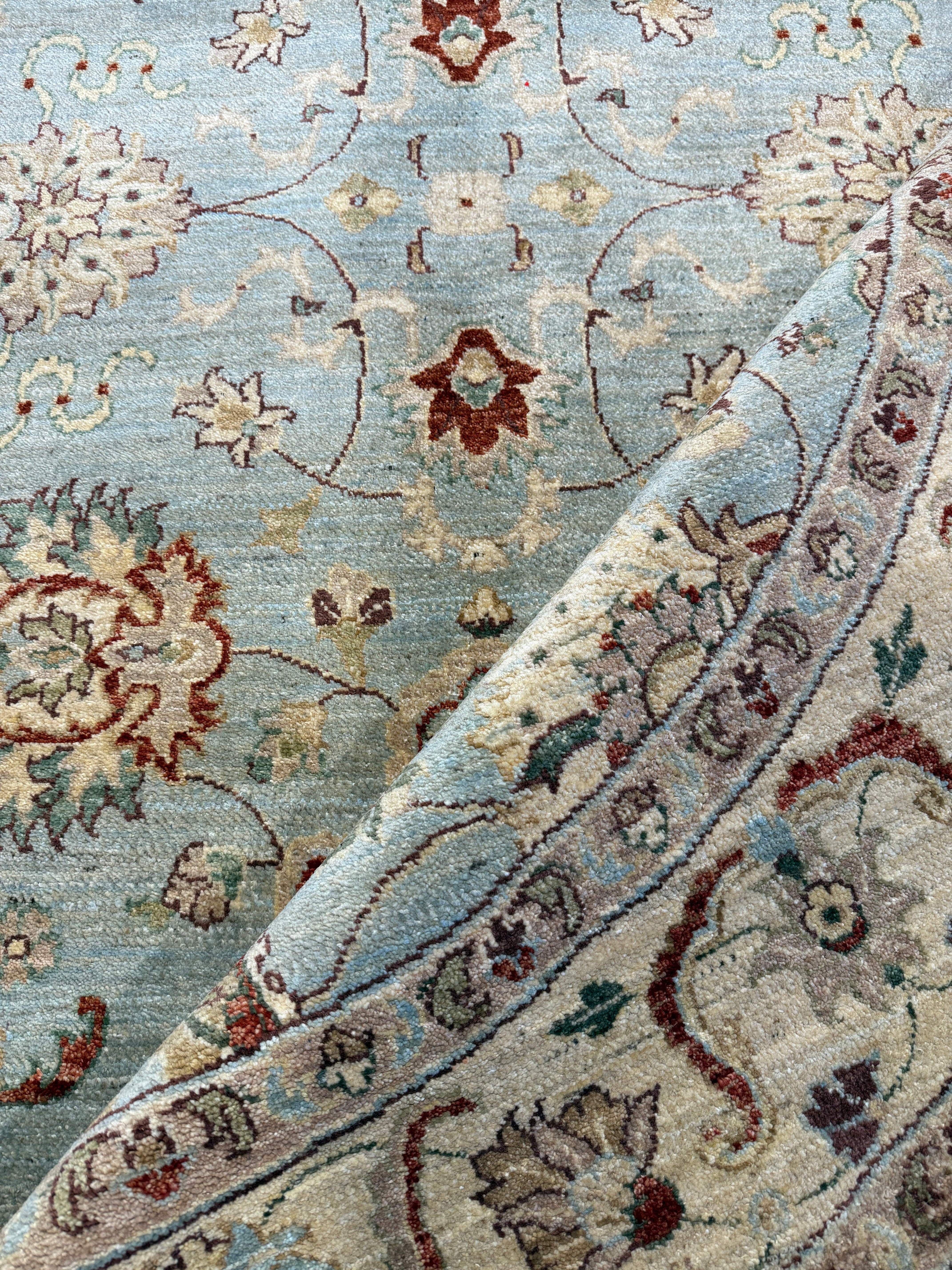 Eleven 8x8 Fine Kazak Blue Rug