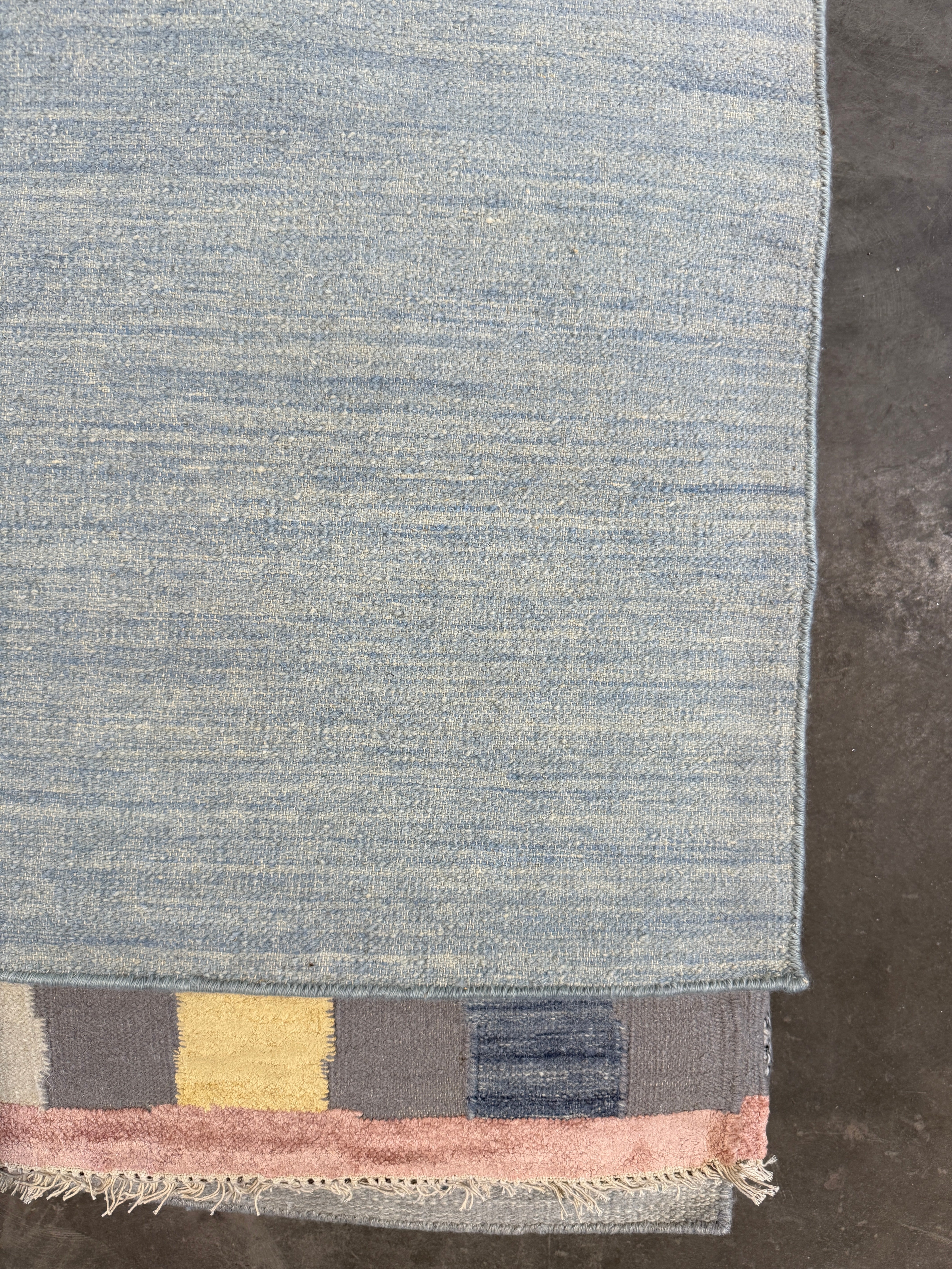 Logan Palmer 9.3x11.3 Tan Handwoven Modern Rug