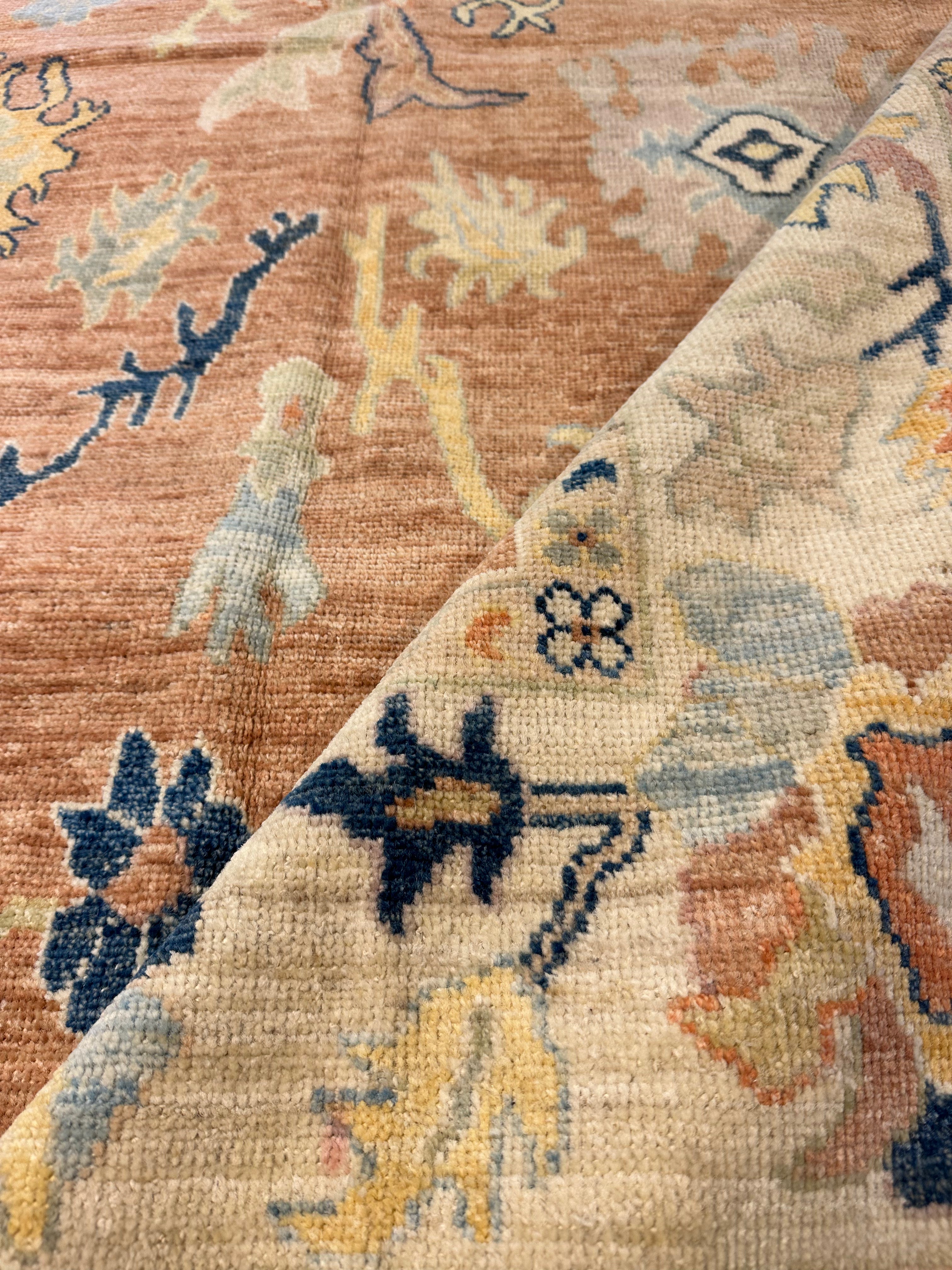 Alice Mitchell 6.2x8.10 Afghani Colorful Oushak