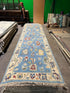 Gabriela 3x19.6 Blue Hand-Knotted Oushak Runner