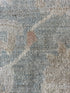 Chrystal Lotz 9.1x11.9 Green Whitewashed Afghani Oushak Rug
