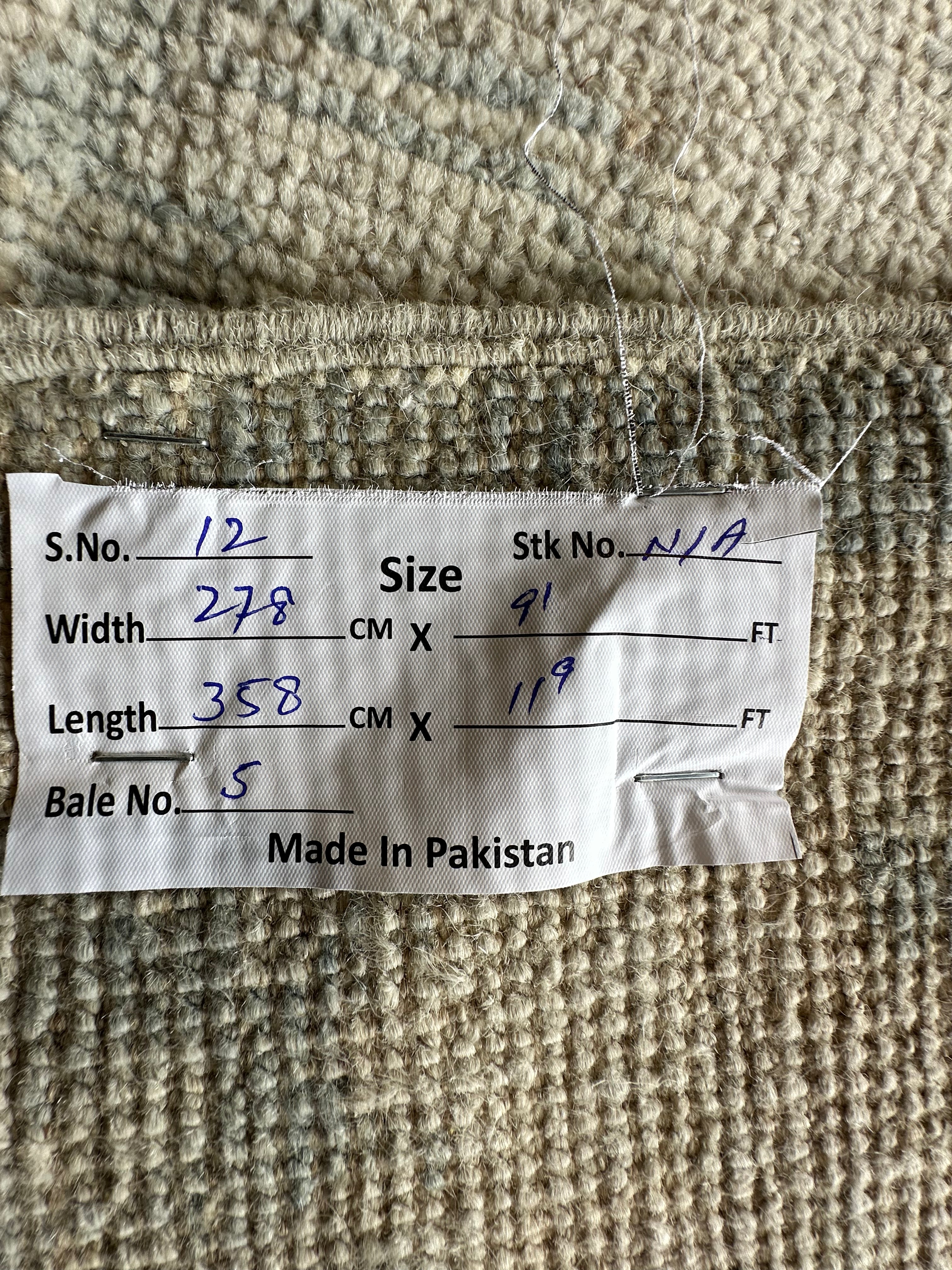 Chrystal Lotz 9.1x11.9 Green Whitewashed Afghani Oushak Rug
