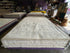 Silvia Platsis 9.1x12 Cream & Blue Whitewashed Afghani Oushak Rug