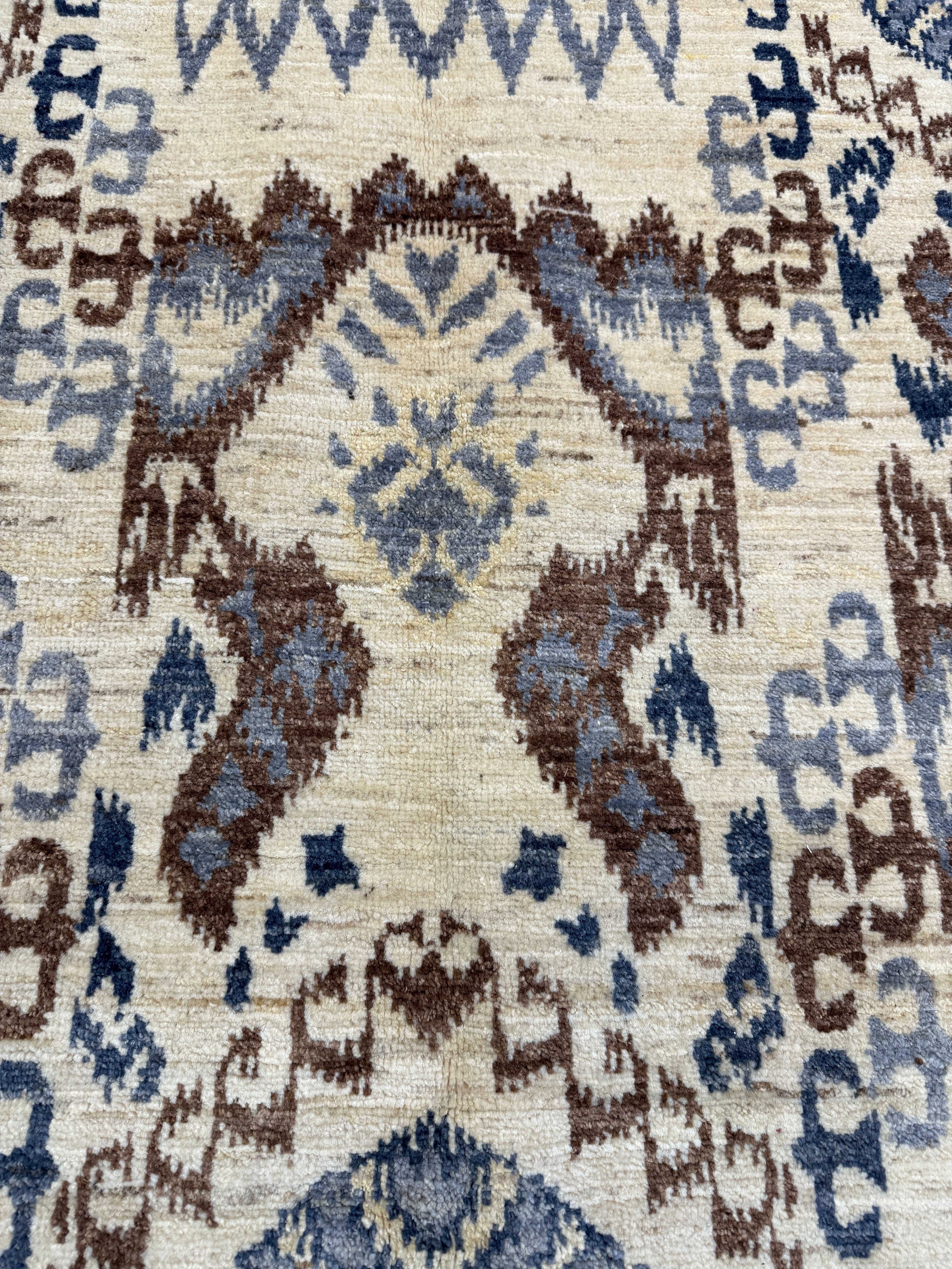Vickie 9x12.1 Ikat Blue Rug
