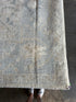Silvia Platsis 9.1x12 Cream & Blue Whitewashed Afghani Oushak Rug