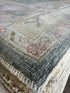 Moira Brophy 9.1x12 Grey Whitewashed Afghani Oushak Rug