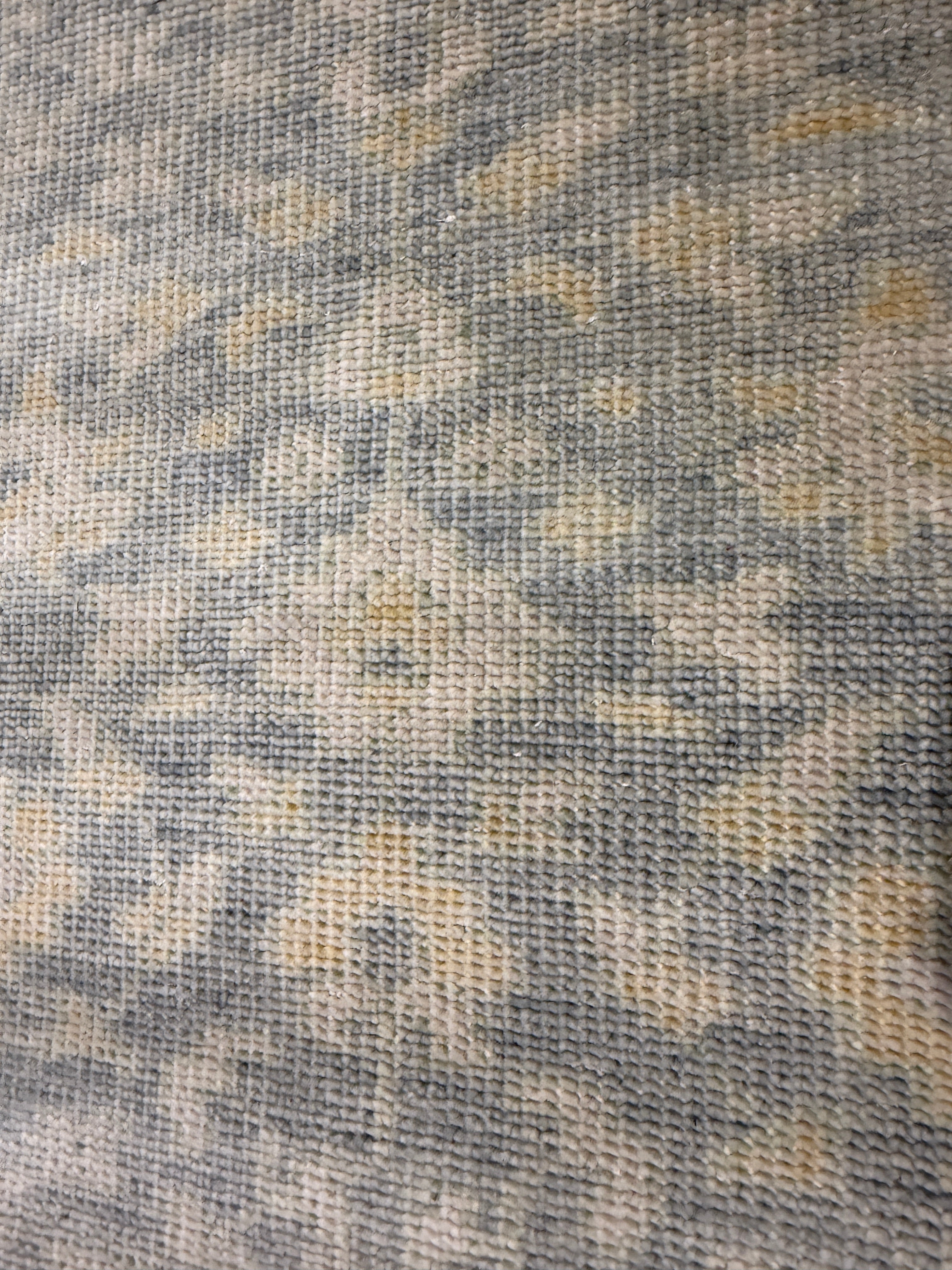Denise 2.9x20 Grey Hand-Knotted Oushak Runner