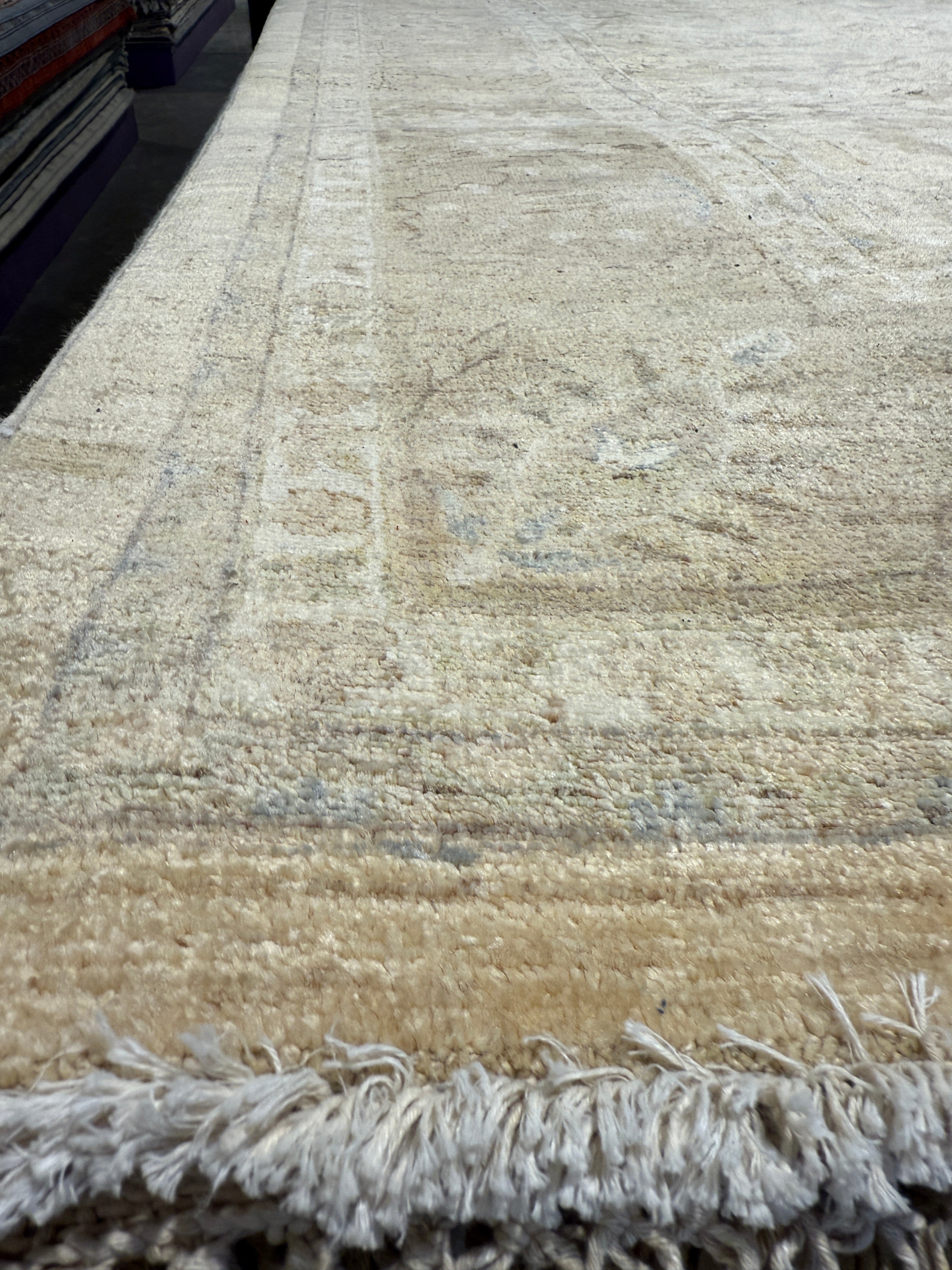 Gabriella Pizzolo 9x10 Turkish Oushak Cream Rug