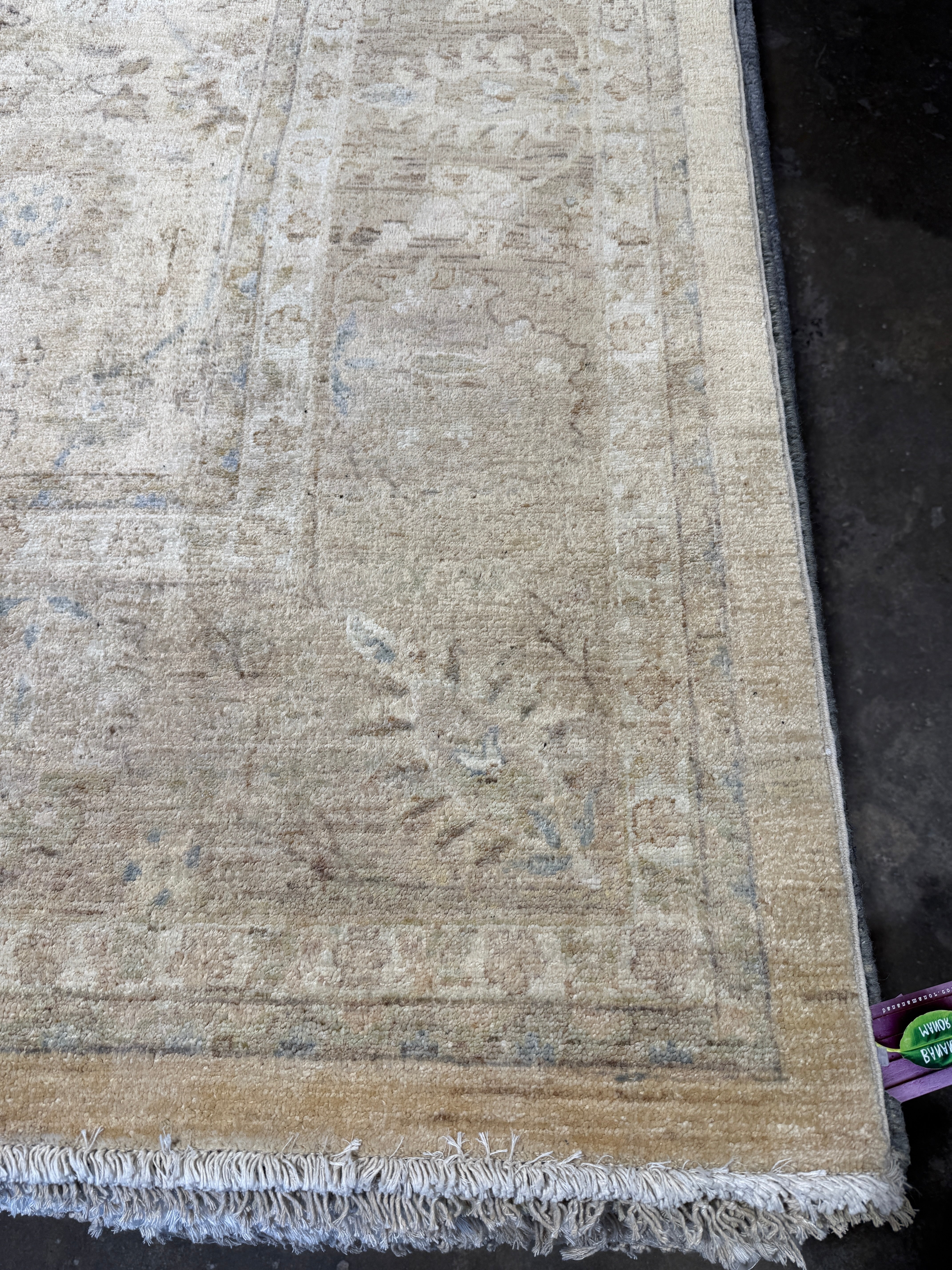 Gabriella Pizzolo 9x10 Turkish Oushak Cream Rug