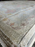 Alyssa Parella 9.2x12.3 Colorful Whitewashed Afghani Oushak Rug