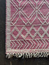 Verret's 5x8 Handwoven Ivory & Pink Loop